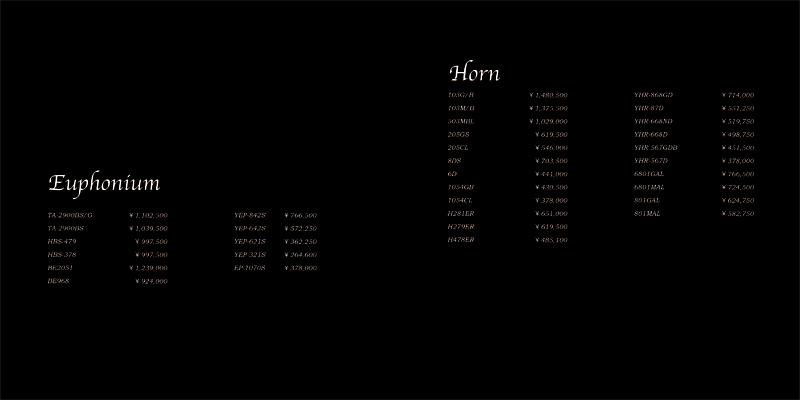 matsumoto gakki Catalog