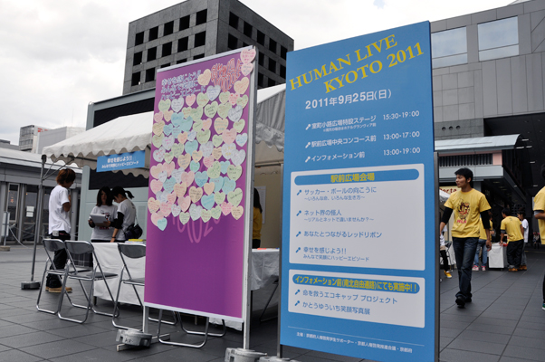 HUMAN LIVE KYOTO 2011 Sign